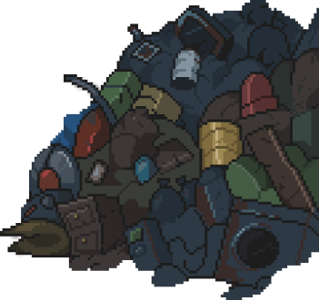 Image of a pile of junk